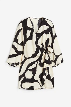 Сукня H&M XS кремово чорний 4061147534