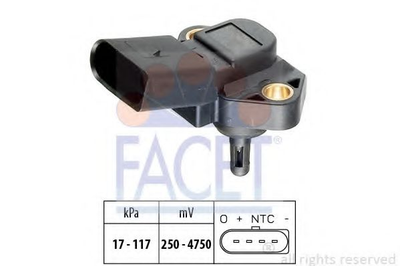Датчик давления наддува Vw Caddy II 1.4 (95-04) (10.3071) Facet Facet (103071)