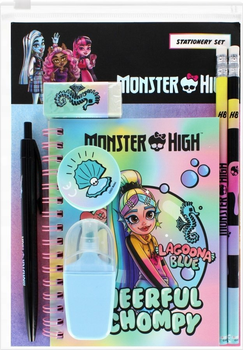 Zestaw szkolny StarPak Monster High Lagoona 8 elementów (5905523610482)