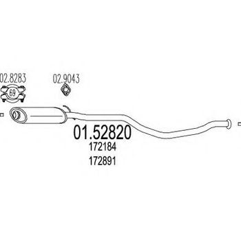 Резонатор MTS (0152820)