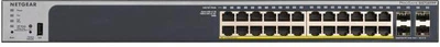 Коммутатор Netgear GS728TP 24xGE PoE 4xSFP 190 Вт (GS724TP-300EUS)