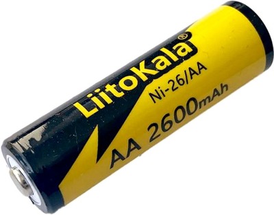 Аккумулятор LiitoKala Ni-26/AA 1.2V AA 2600mAh, NiMH Rechargeable Battery (YT29724)