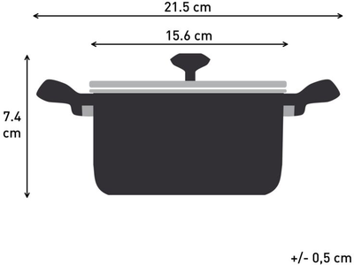 Кастрюля с крышкой Tefal Minis 1 л (H8743155)