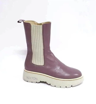 Женские сапоги Kelton Кожа Бордовые, 37 С250304