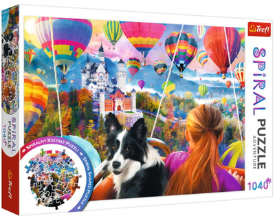 Пазли Spiral. Фестиваль повітряних куль. Balloon Festival (1040 елм.) 40018 (Trefl)