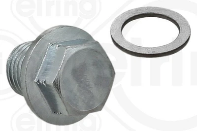 Резьбовая пробка, масляный поддон с уплотнительной шайбой M14x1,5x15 (выр-во Elring) ELRING (105630)