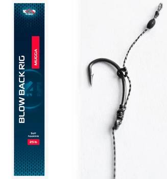 Готовий короповий повідець World4Carp BLOW BACK RIG, ГАЧОК CLAW № 4,w4003-4