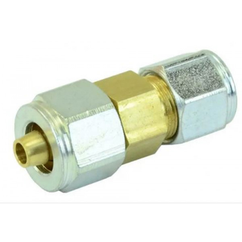 Перехідник з'єднувач Gomet d6 mm-d6 mm для термопластикової трубки,2881