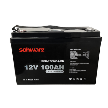 Аккумуляторная батарея Schwarz LiFePo4 12V 100Ah с экраном