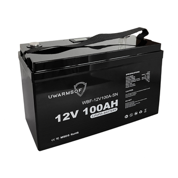 Аккумуляторная батарея UWarmSof LiFePo4 12V 100Ah с экраном