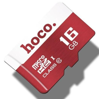 Карта памяти 16Gb Hoco TF Memory Card красный (H16Gb_red)