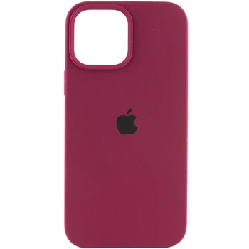 Чохол на Apple iPhone 16 Pro / для айфон 16 про силікон Бордовий / Maroon