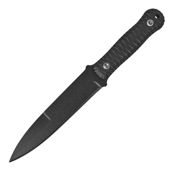 Ніж фіксований Blade Brothers Knives Штурмовик (довжина: 277мм, лезо: 167мм, чорне), чорний