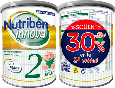 Mleko dla dzieci Nutriben Duplo Innova 2 x 800 g (8430094318354)