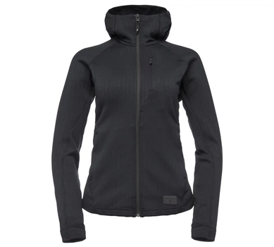 Флісова кофта Black Diamond Factor Hoody жіноча Black M чорна