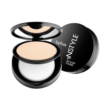Пудра компактная TopFace Instyle Wet & Dry Powder тон 03 Nude