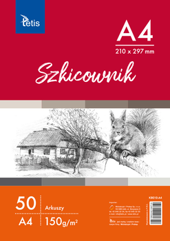 Szkicownik Tetis A4 150 g/m2 50 arkuszy (5903242100710)