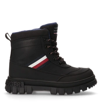Ботинки зимние Tommy Hilfiger WATERPROOF TRONCHETTO NEVE NERO T3X5-33713-1487999 33р. 21,0 см