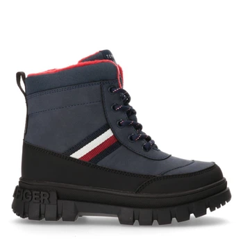 Черевики зимові Tommy Hilfiger WATERPROOF TRONCHETTO NEVE BLU T3X5-33713-1487800 36р. 23,0 см