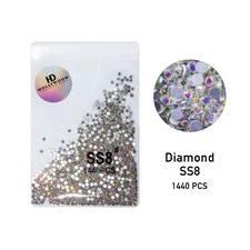 Стразы для ногтей Diamond Хамелеон SS8 1440шт HD Hollywood