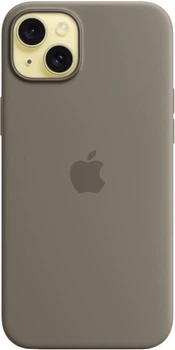 Чехол противоударный силиконовый OEM+ Premium Silicone Case with MagSafe для Apple iPhone 15 (6.1") Clay
