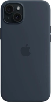 Чохол противоударний силіконовий OEM+ Premium Silicone Case with MagSafe для Apple iPhone 15 (6.1") Storm Blue