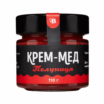 Крем-мед Beejoy Клубника 110 г