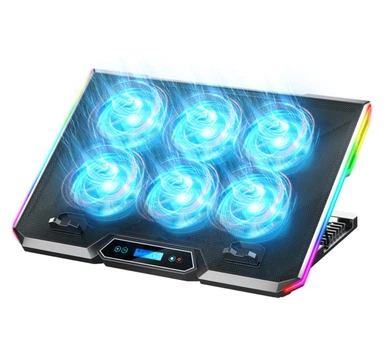 Охлаждающая подставка для ноутбука до 18 дюймов GamePro GPCP-890 RGB 2xUSB 6xfans