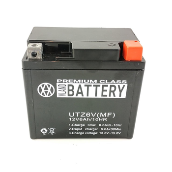 Акумулятор сухозаряджений AGM 12 V 6 A 113х70х103 mm UTZ6V квадроцикла 110 125 куб