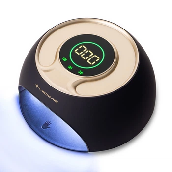 Професійна лампа для манікюру LEDME ONE BLACK, 120 Вт