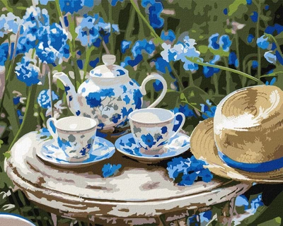 Картина за номерами Ideyka Ранковий чай 40 х 50 см (4823104369943)