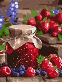 Картина за номерами Ideyka Малинове варення 30х40 см (4823104370147)