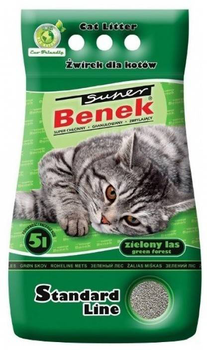 Наповнювач для котячого туалету Francodex Super Benek Green Forest бентонітовий 5 л (5905397010029)