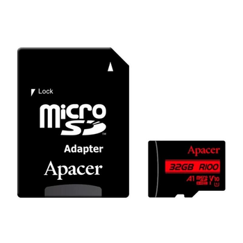 Карта пам'яті Apacer MicroSDHC 32GB UHS-I V10 A1 R-100 Mb/s(Class 10)+SD adapter 69978