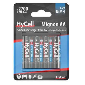 Аккумулятори Ansmann AA/HR06 HYCell NI-MH 2700 mAh BL 4 шт. Акумулятор 37447