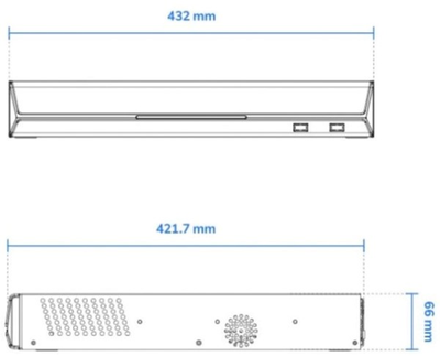 Мережевий відеореєстратор Vivotek NVR ND9542P EU 32CH (4 HDD, RAID, 2 LAN, 16 PoE, Core+AI)