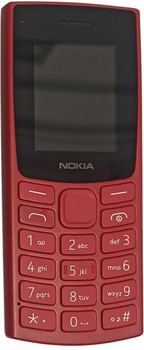 Telefon komorkowy Nokia 105 TA-1557 DualSim Red (1GF019CPB1L06) (350008229124291) - Outlet