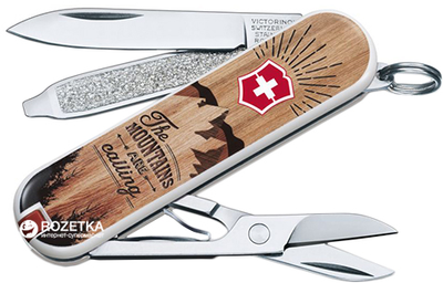 Швейцарский нож Victorinox Classic The Mountains are Calling (0.6223.L1604)