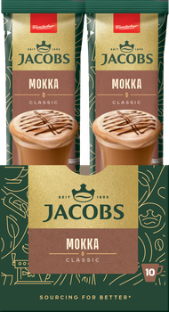 Напиток кофейный растворимый Jacobs Classic Mokka 21.9 г х 10 шт (8714599106297)