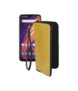 Чохол-гаманець з екошкіри для телефону Lenovo A6 Note Жовтий