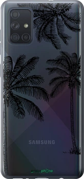 Чехол на Samsung Galaxy A71 2020 A715F Пальмы1 "4634t-1826-70447"