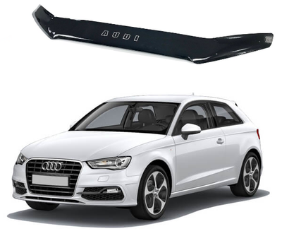 Дефлектор капота (мухобойка) для Audi A3 (8P) 2012-2015 (S-кріпл) VIP