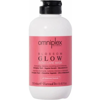 Премиальная маска FarmaVita с кератином и маслом макадамии Omniplex Blossom Glow Bond Care Mask 250 мл