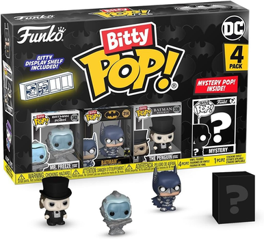 Zestaw figurek Figurka Funko Bitty Pop DC: Batman 85th - Mr. Freeze 3.5 cm 4 szt (889698811293)