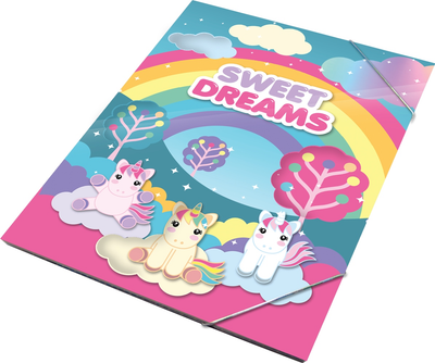 Zestaw kreatywny z naklejkami Kids Licensing Sweet Dreams Jednorożec KL10882 (8435507842891)