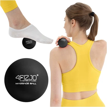 Массажный мяч 4FIZJO Lacrosse Ball 6.25 см Black (P-5907222931196)