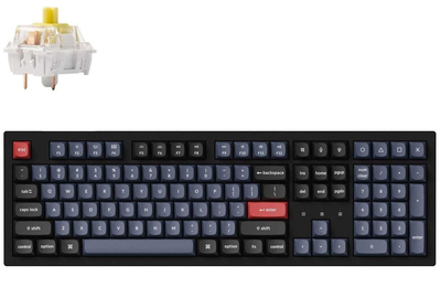 Клавіатура Keychron K10 PRO 100Key, K pro Banana, WL/BT/USB-A, Hot-Swap, QMK, EN/UKR, RGB, чорний (K10P-H4-UA)
