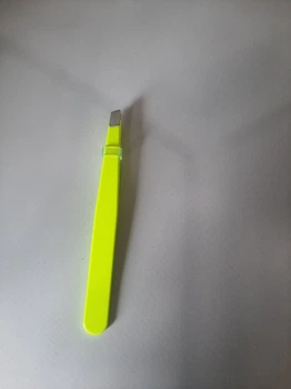 Пінцет для брів та вій Rapira Т355 кольоровий скошений