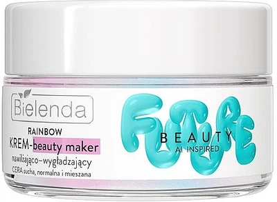 Райдужний зволожуючий крем-бьюті-мейкер, що розгладжує, - Bielenda Future Beauty Smoothing Face Cream 50ml (1418743-27348662)