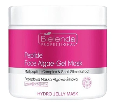 Водорослево-гелевая маска для лица с пептидами - Bielenda Professional Hydro Jelly Mask Peptide Face Algae-Gel Mask 190g (1227651-360982659-2)